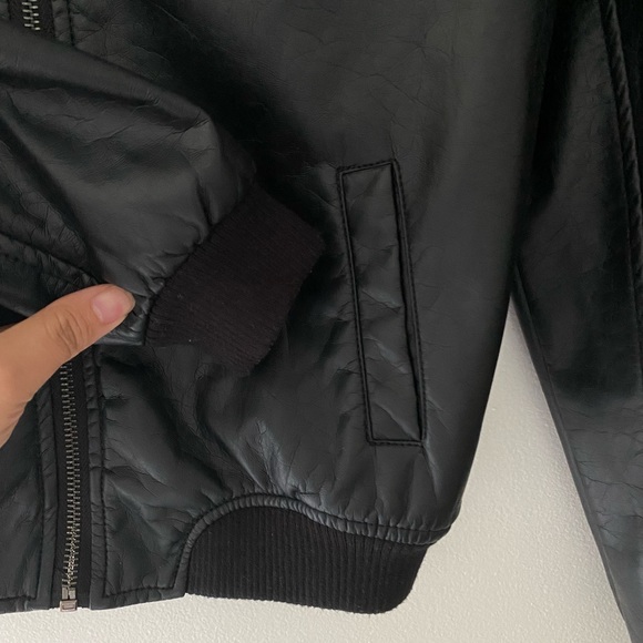 2/$25 Embroidered leather jacket🦋🌺 - Picture 3 of 7